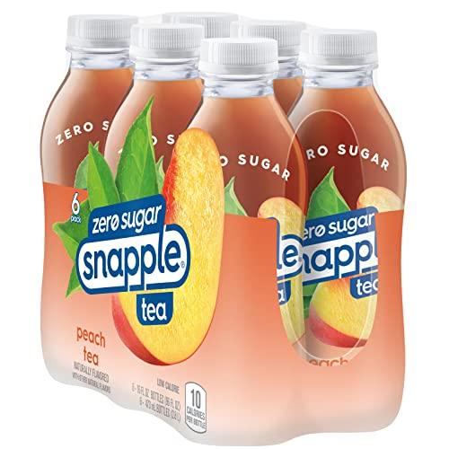 Snapple Snapple Diet Peach Tea, 16 fl oz recycled plastic bottle, 6 pack