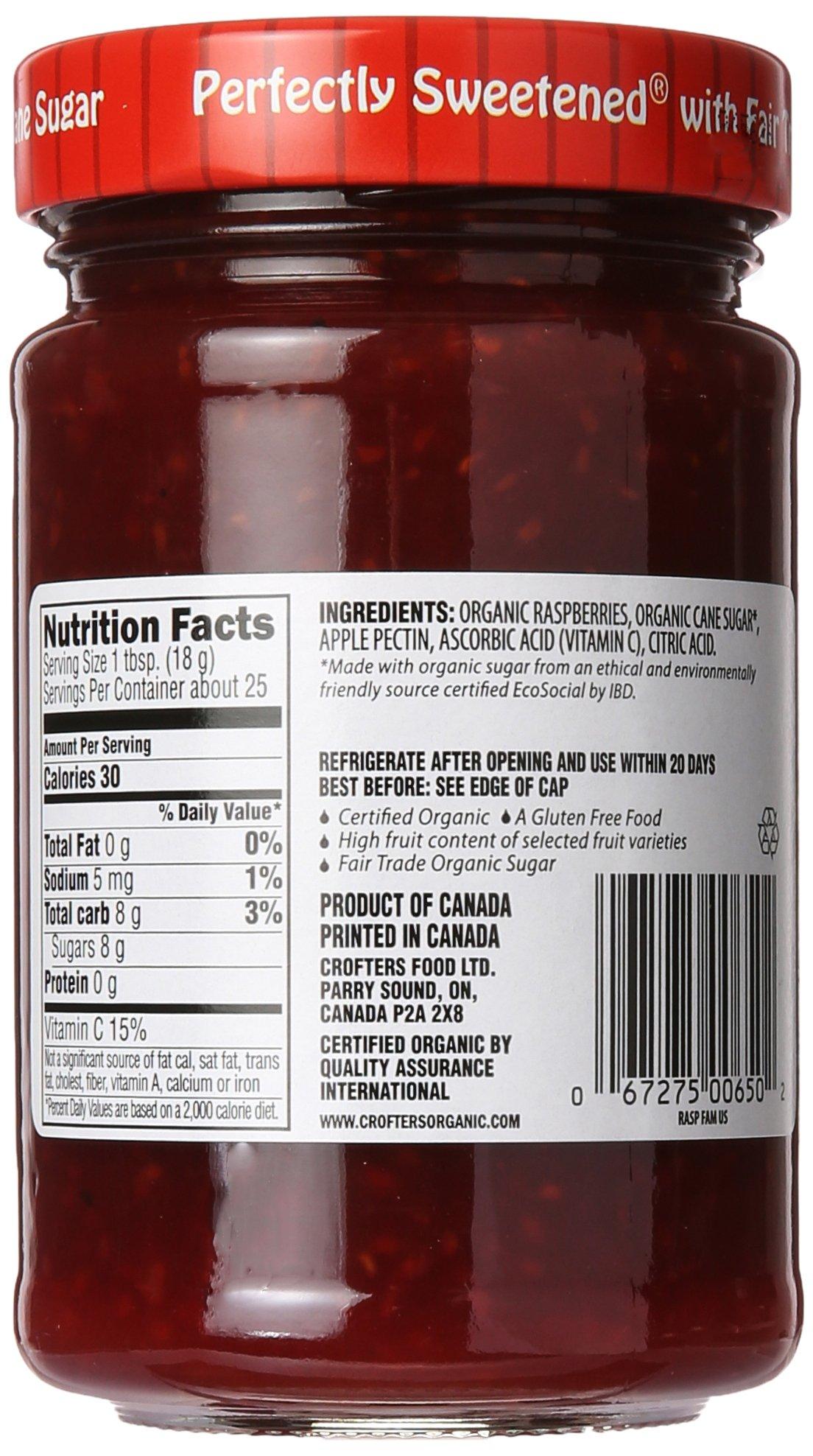 Crofters Crofters Fruit Spread - Organic - Premium - Raspberry - 16.5 Oz