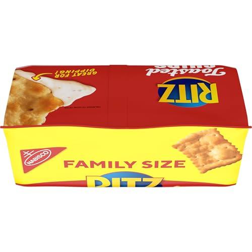 Ritz RITZ Toasted Chips Original Crackers, Family Size, 11.4 oz