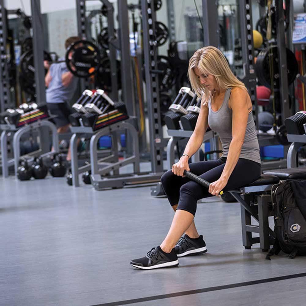 SKLZ SKLZ Massage Bar Handheld Muscle Roller Massage Stick for Physical Therapy, Travel Size , Black