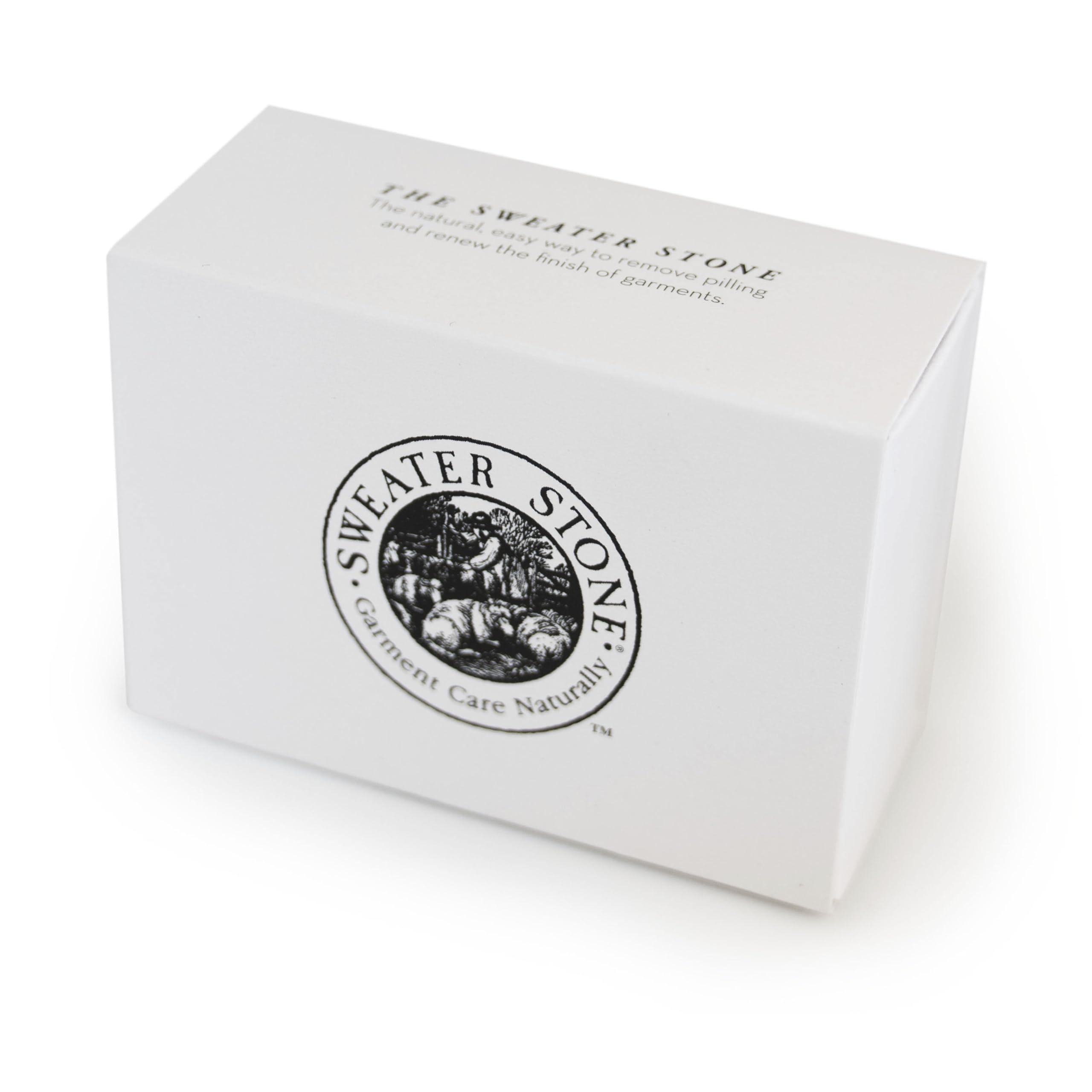Sweater Stone Sweater Stone - The Original Since 1985 - Garment Care for Sweaters and Knits - A Pumice-Like Brick for Removing Pilling and Balling - A Knitters Secret - Made in The USA