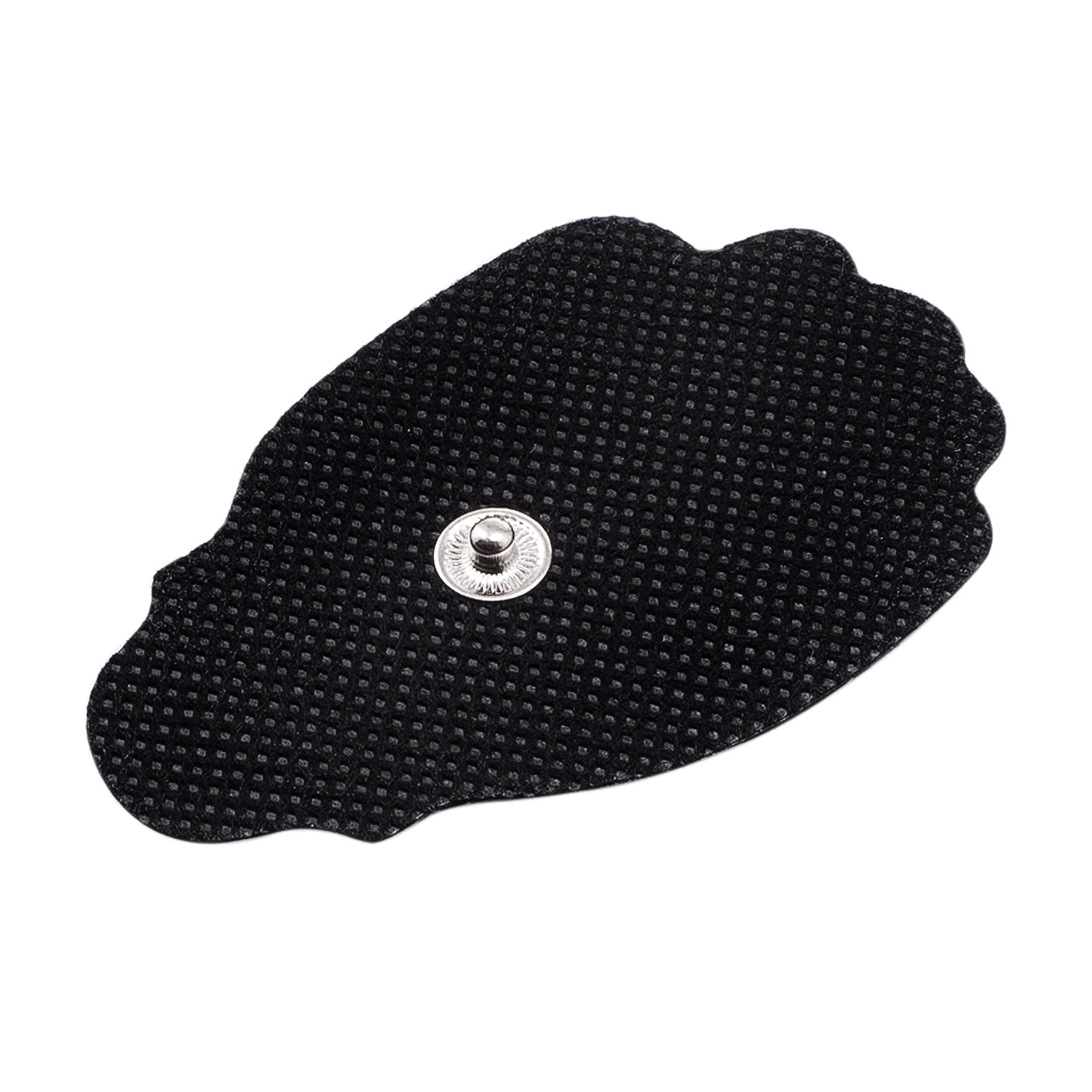 MedTens MedTens 20 Pads (10pairs) Tens Electrodes Replacements Pads for Tens Unit Snap Tens Unit Electrodes Replacement Massage Pads Latex Free,Black