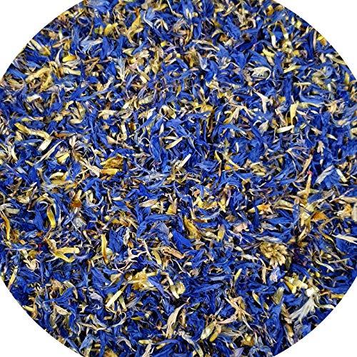 SYLHLW Dried Blue Cornflower Petals, 100% Organic Cornflower Petals, Natural Organically Grown Herbal Flowers, Cake Decor Craft Garnishes Tea Making Confetti, 1.76 Oz (50 Gram)