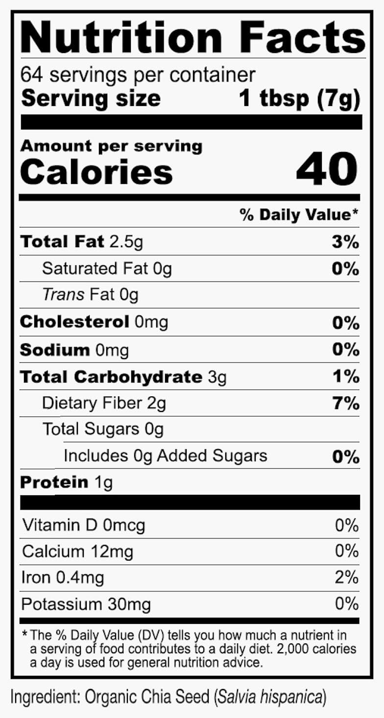 Anthony's Anthony's Organic Ground Chia Seed, 1 lb, Finely Ground, Cold Milled, Gluten Free, Non GMO