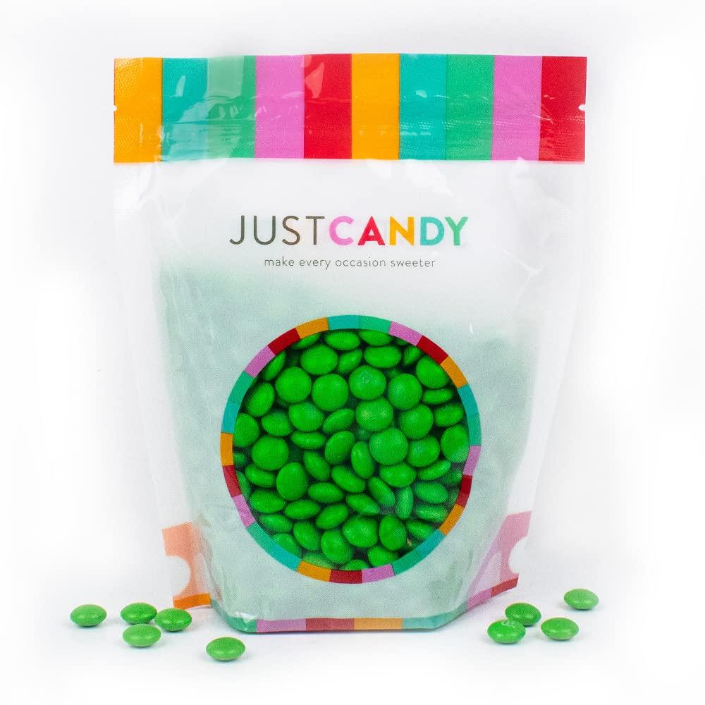 Just Candy 1,000 Pcs Green Candy M&M\'s Milk Chocolate (2 lb, 1,000 Pcs)