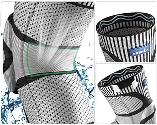 NEENCA NEENCA Knee Brace for Knee Pain Relief, Medical Knee Support with Patella Pad & Side Stabilizers, Compression Knee Sleeve for Meniscus Tear, ACL, Arthritis, Joint Pain, Runner, Sport- FSA/HSA APPROVED