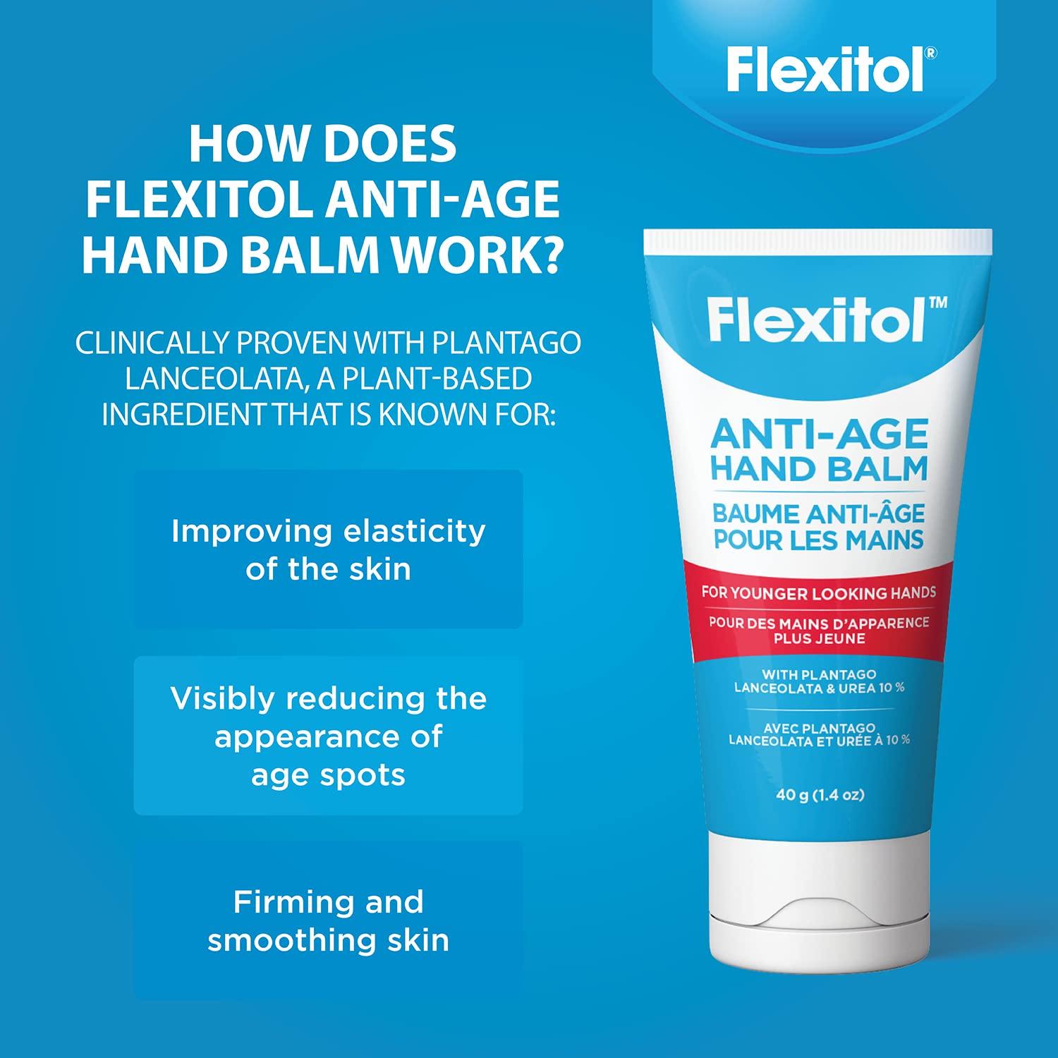 Flexitol Flexitol Hand Cream 2.5 oz Tube + Anti-Age Hand Balm 1.43 oz