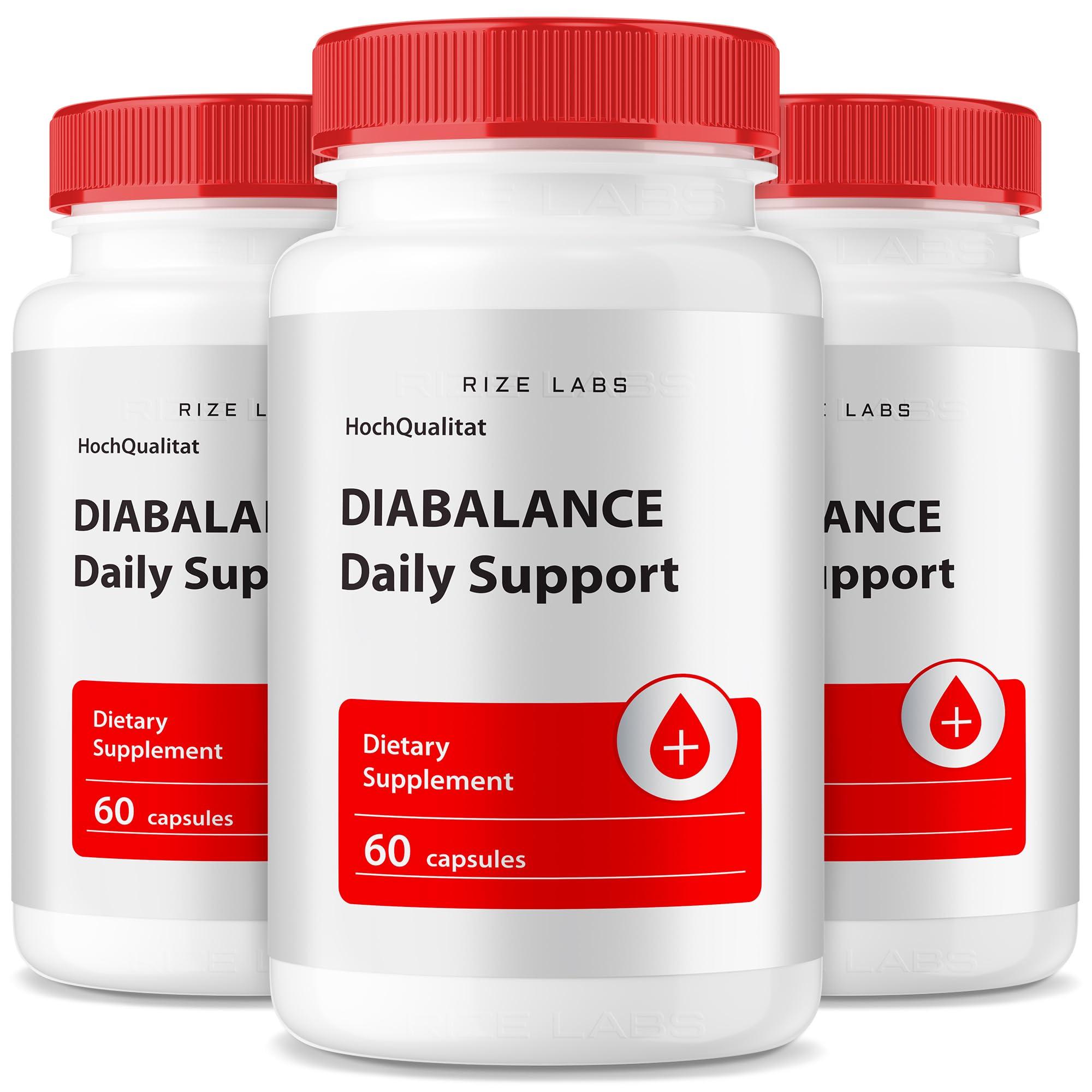 rize labs (3 Pack) Diabalance Daily Support (180 Capsules)