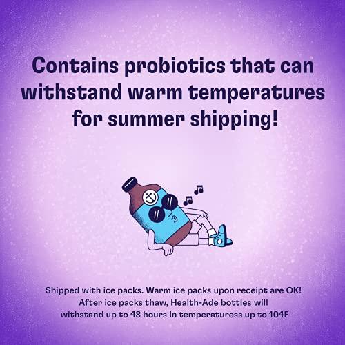 Health-Ade Health-Ade Kombucha Tea Organic Drink, Fermented Tea with Living Probiotics, Detoxifying Acids, Supports Gut Health, Non-GMO, Vegan, Gluten Free, 12 Pack (16 Fl Oz Bottles), Paradise Variety Pack