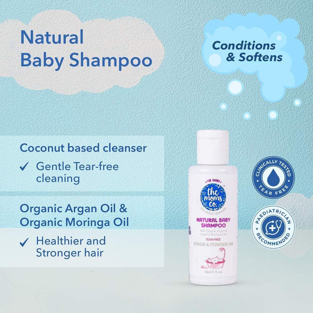 The Moms Co. The Moms Co. Travel Kit for Baby with Shampoo (30 ml), Wash (30 ml) and Lotion (30 ml)