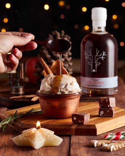 Escuminac Escuminac Canadian Maple Syrup, 16.9 Fl Oz Glass Bottle & Gift Box. Extra Rare, Amber Rich Taste. 100% Pure & Organic. Gourmet Gift.
