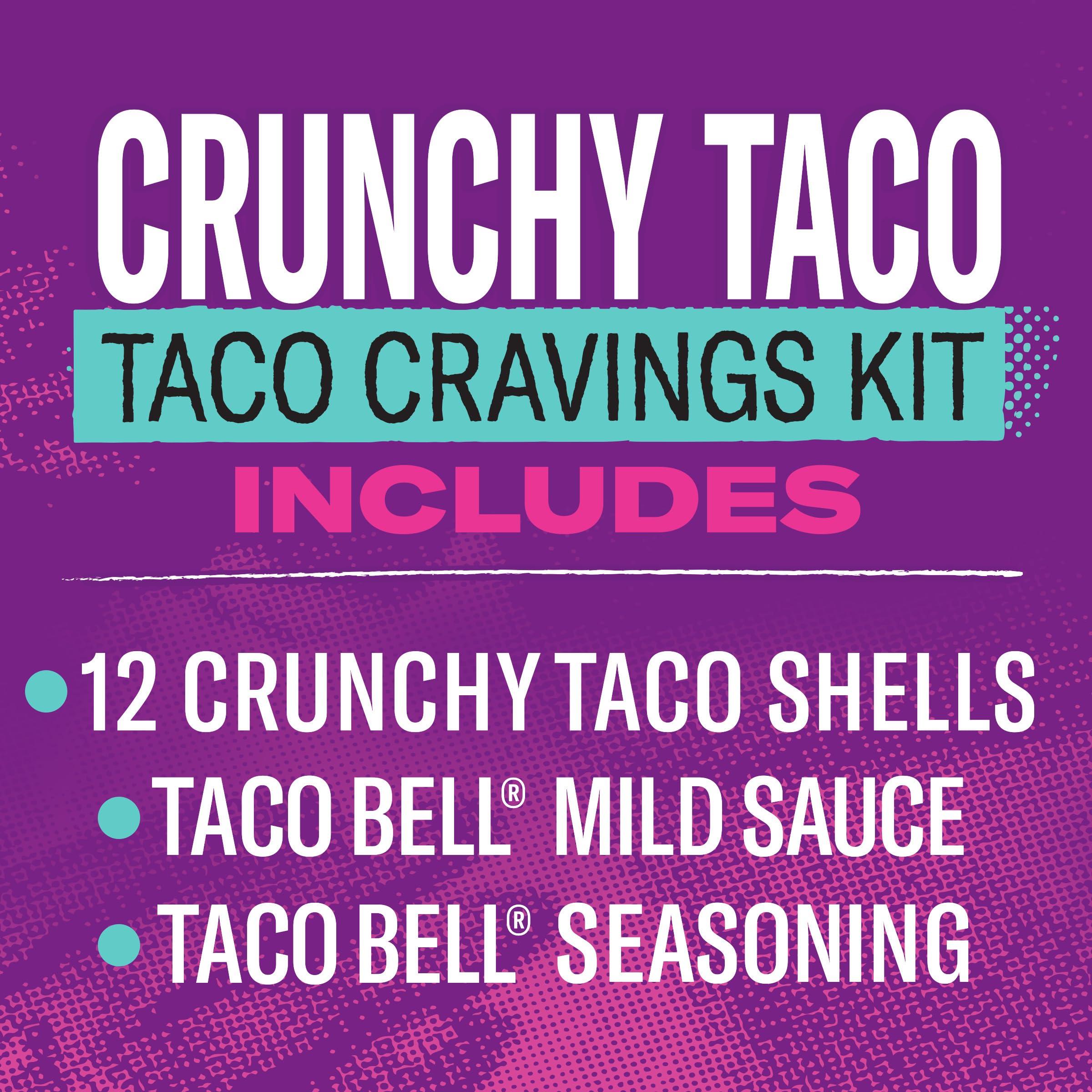 Taco Bell Taco Bell Crunchy Taco Dinner Kit (12 Count per Box) (Pack of 4)