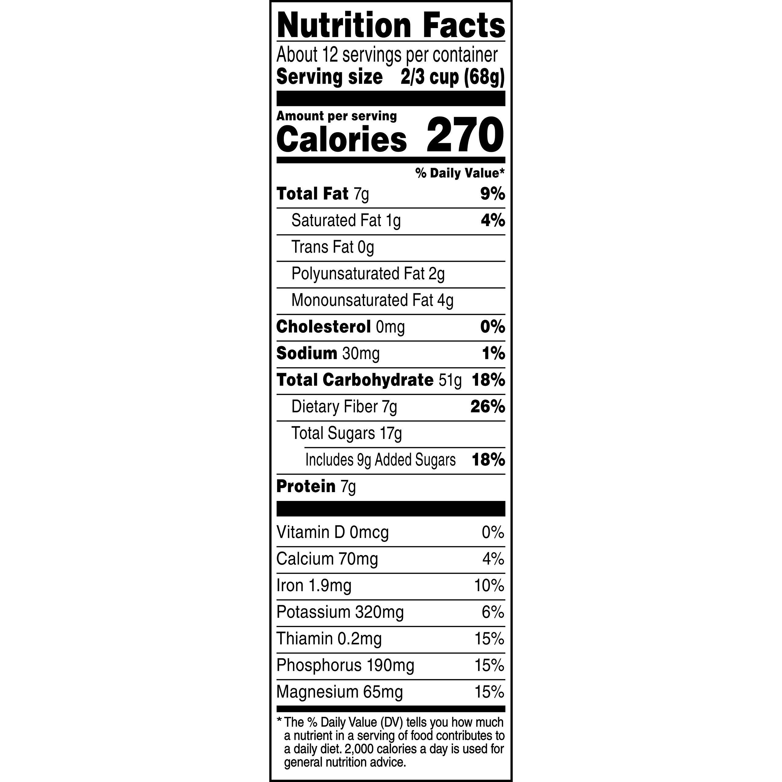 Quaker Quaker Simply Granola, Oats, Honey, Raisins and Almonds, 28 oz Boxes, (2 Pack)