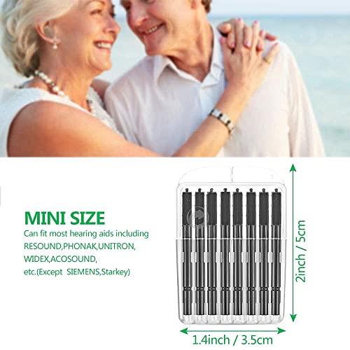 JunYiLoTo Wax Guard Filters for Hearing Aid, Hearing Aid Wax Filters for Phonak, Resound, Widex and Unitron, Hear Clear Hearing Aid Accessories, 4 Pack