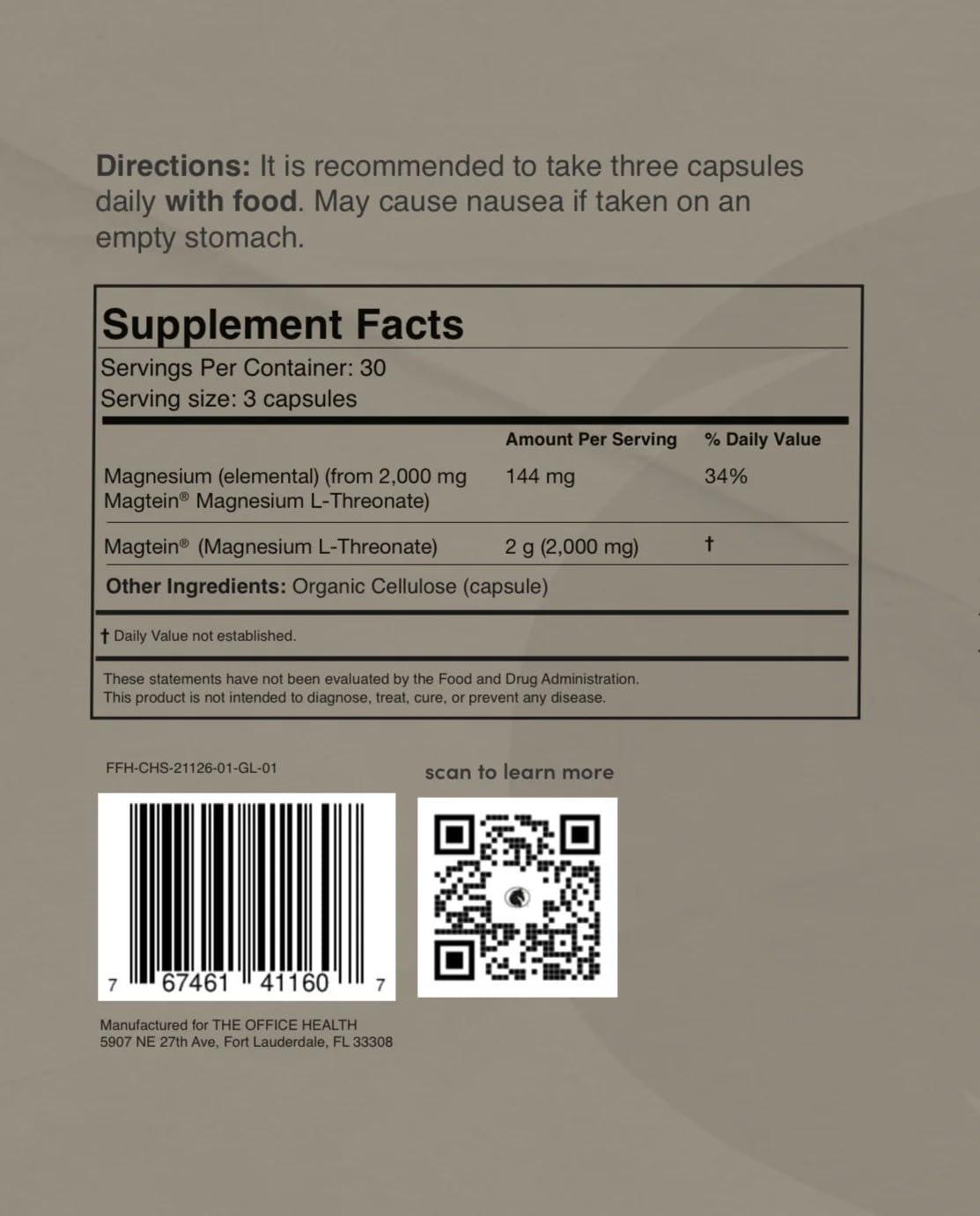 The Office Health The Office Health Liposomal Magnesium L Threonate