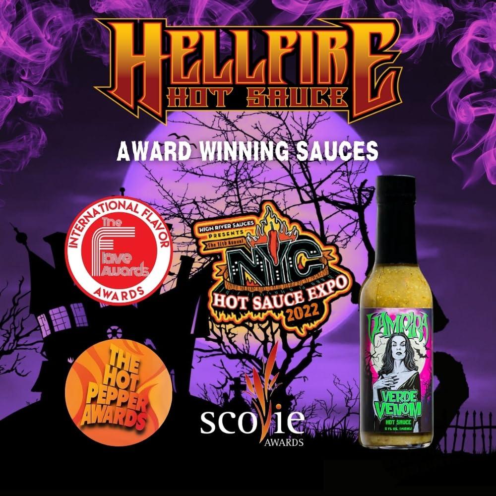 Hellfire Sauces Hellfire Vampira Verde Venom