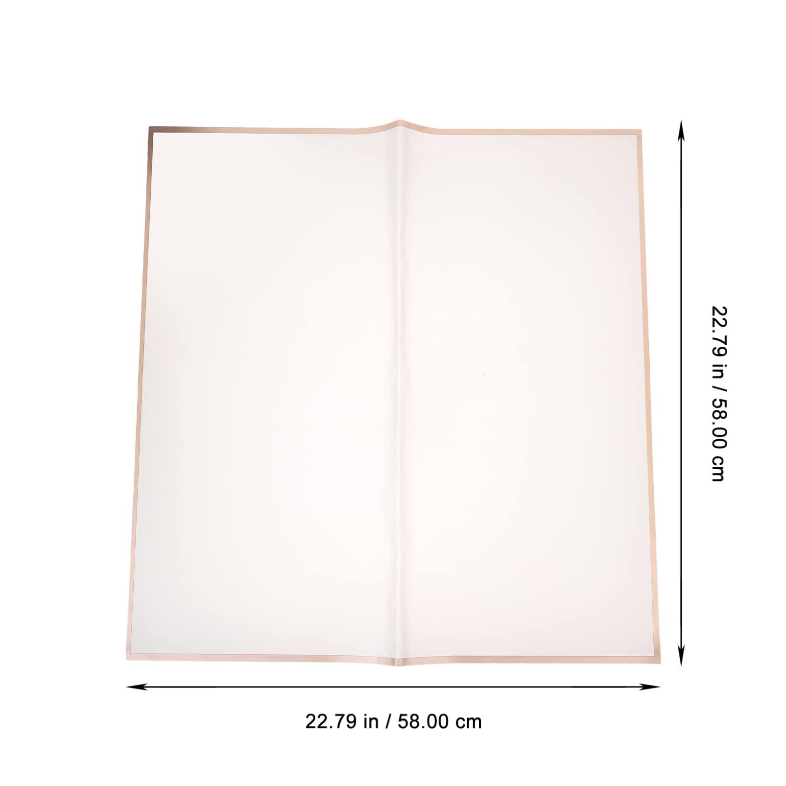 Operitacx Operitacx 20 Sheets flower bouquet wrapping paper wrapping paper floral paper Rose flower material translucent flower wrapping Material bouquet supplies sheet craft paper