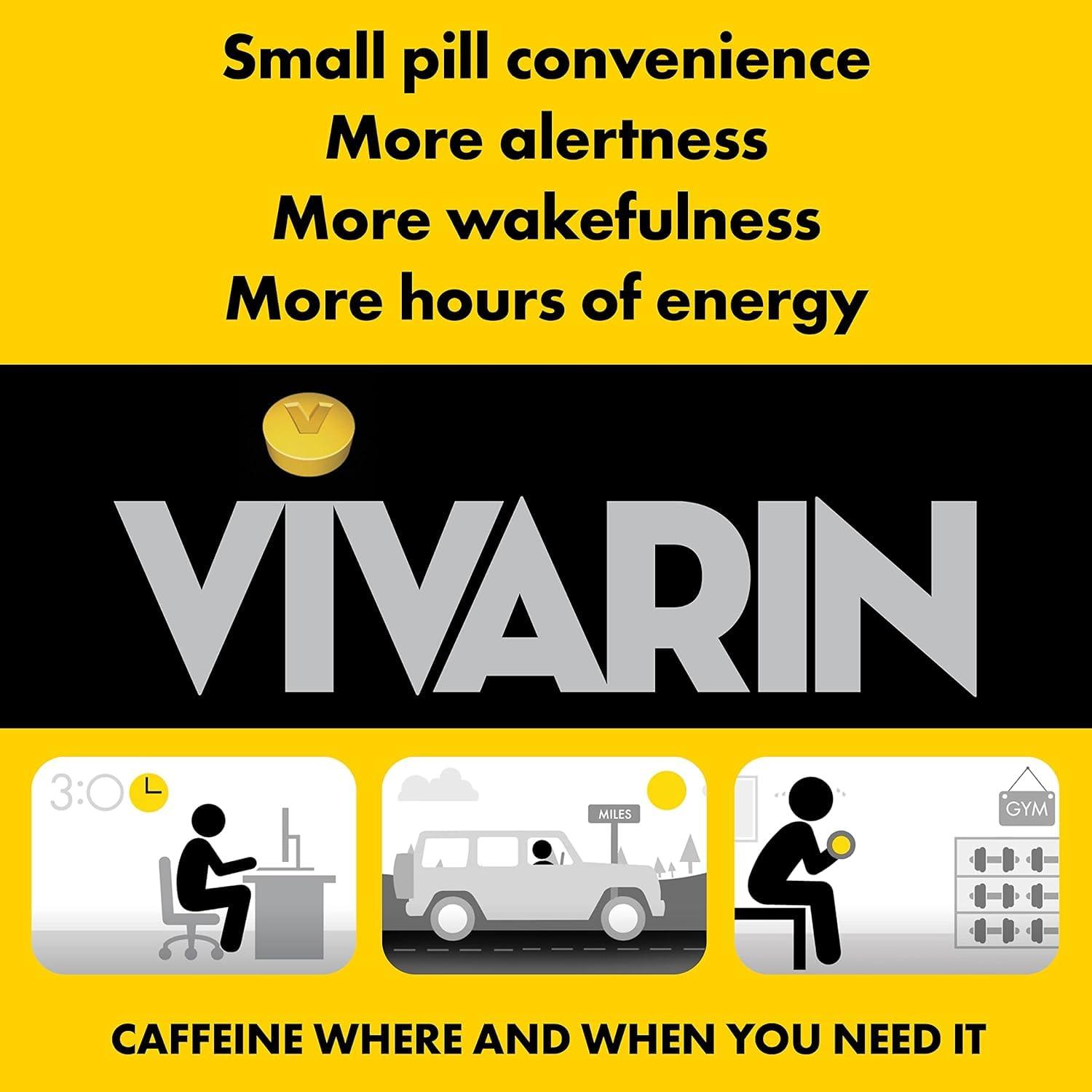Vivarin Vivarin Alertness Aid Tablets 40 Count 200mg Tablets (6 Pack)