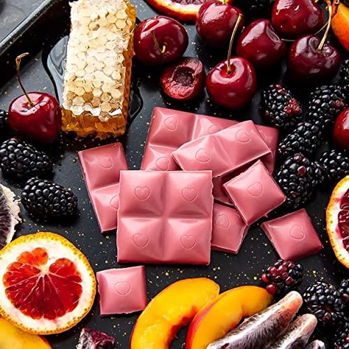 Chocolove Chocolove Ruby Chocolate, 34% Cacao | Non GMO, Rainforest Alliance Certified Cacao | 3.2oz Bar | 12 Pack