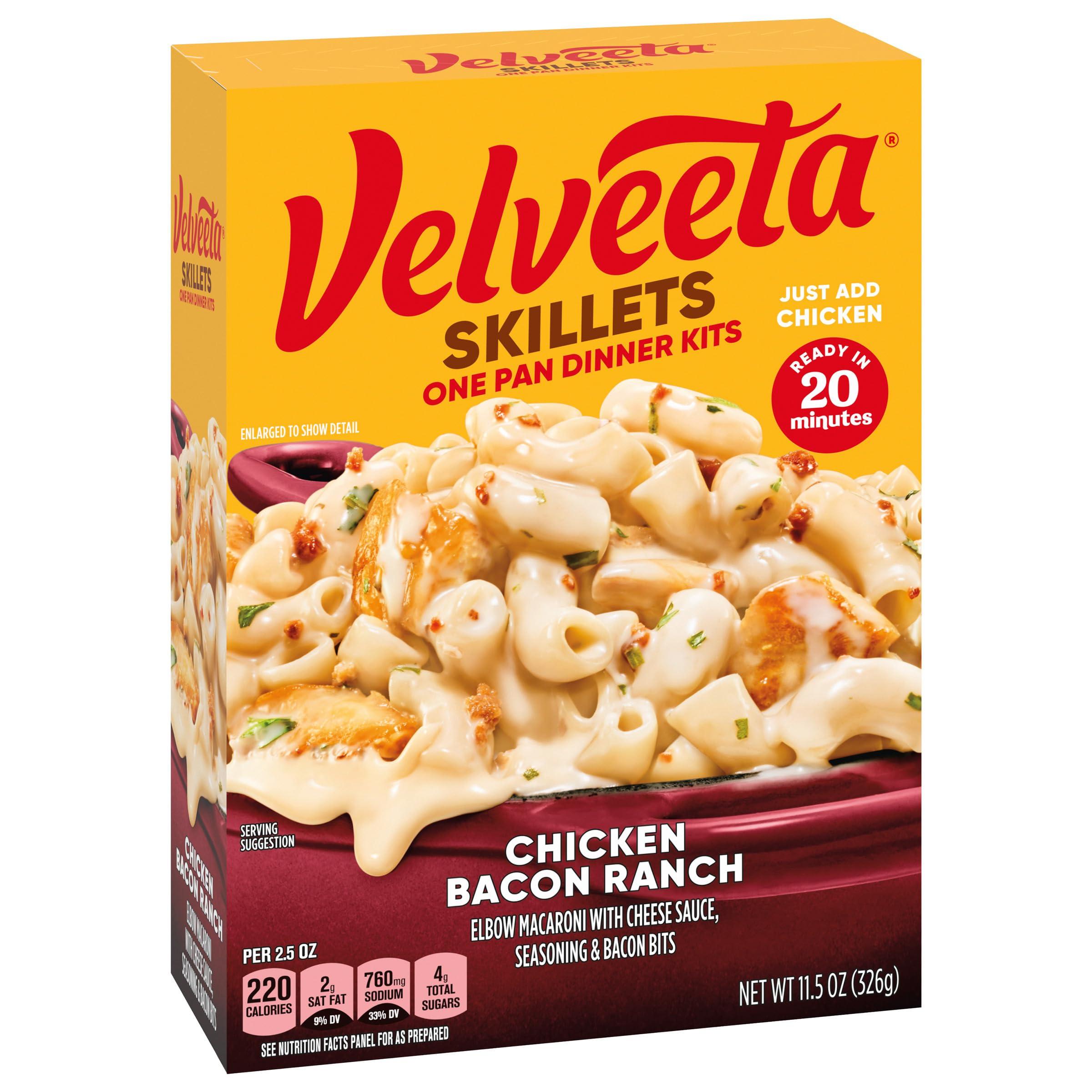 Velveeta Velveeta Skillets Chicken Bacon Ranch One Pan Dinner Kit, 11.5 oz Box