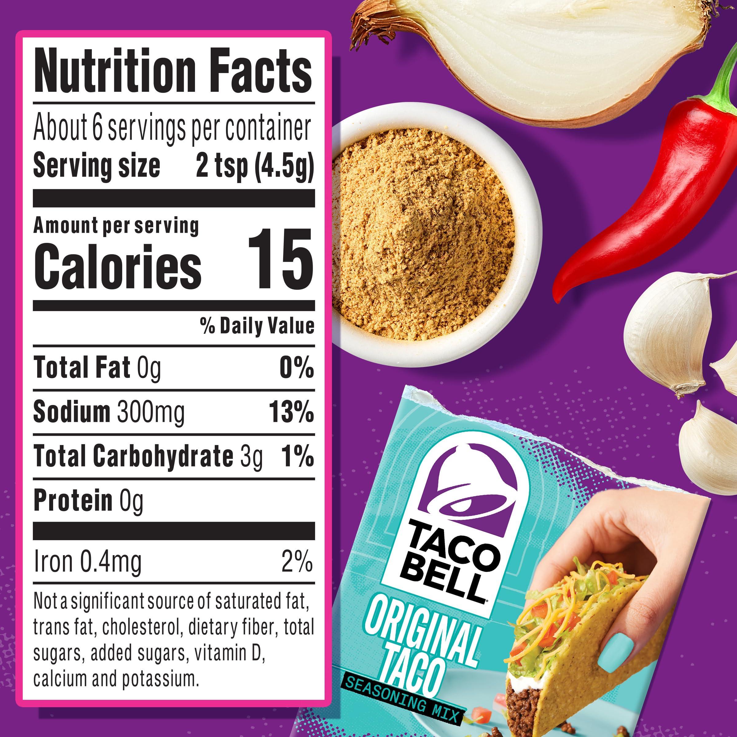 Taco Bell Taco Bell Original Taco Seasoning Mix (1 oz Packets (Pack of 24))
