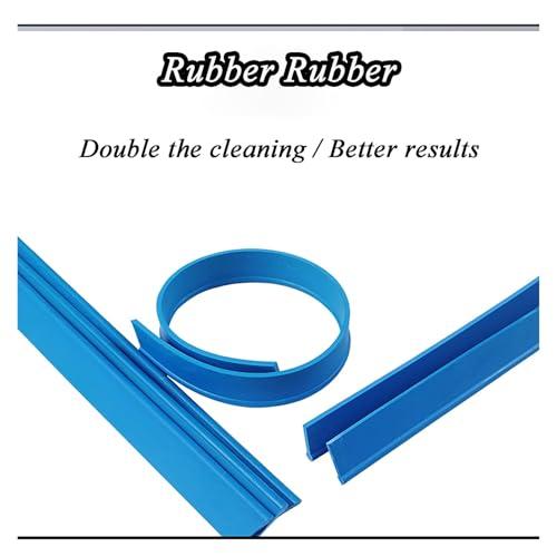 LONGWEISHOP Telescopic Window Cleaner with Squeegees, Reinforced Extension Pole, High Reach Window Cleaner Tool, Cleaning Kit with 1.2-12m Extension Pole(Telescopic Pole 1.2m)