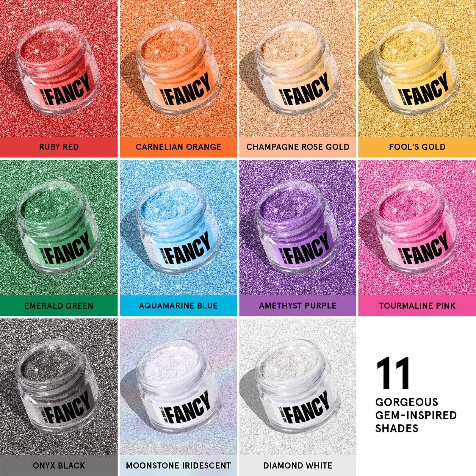 Fancy Sprinkles Fancy Sprinkles Onyx Black Premium Edible Glitter, 100% Edible Glitter for Sparkling Food & Drinks No Taste or Texture (4gm)