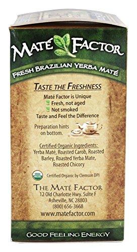 Mate Factor THE MATE FACTOR Dark Roast Yerba Mate Teabags, 20 CT