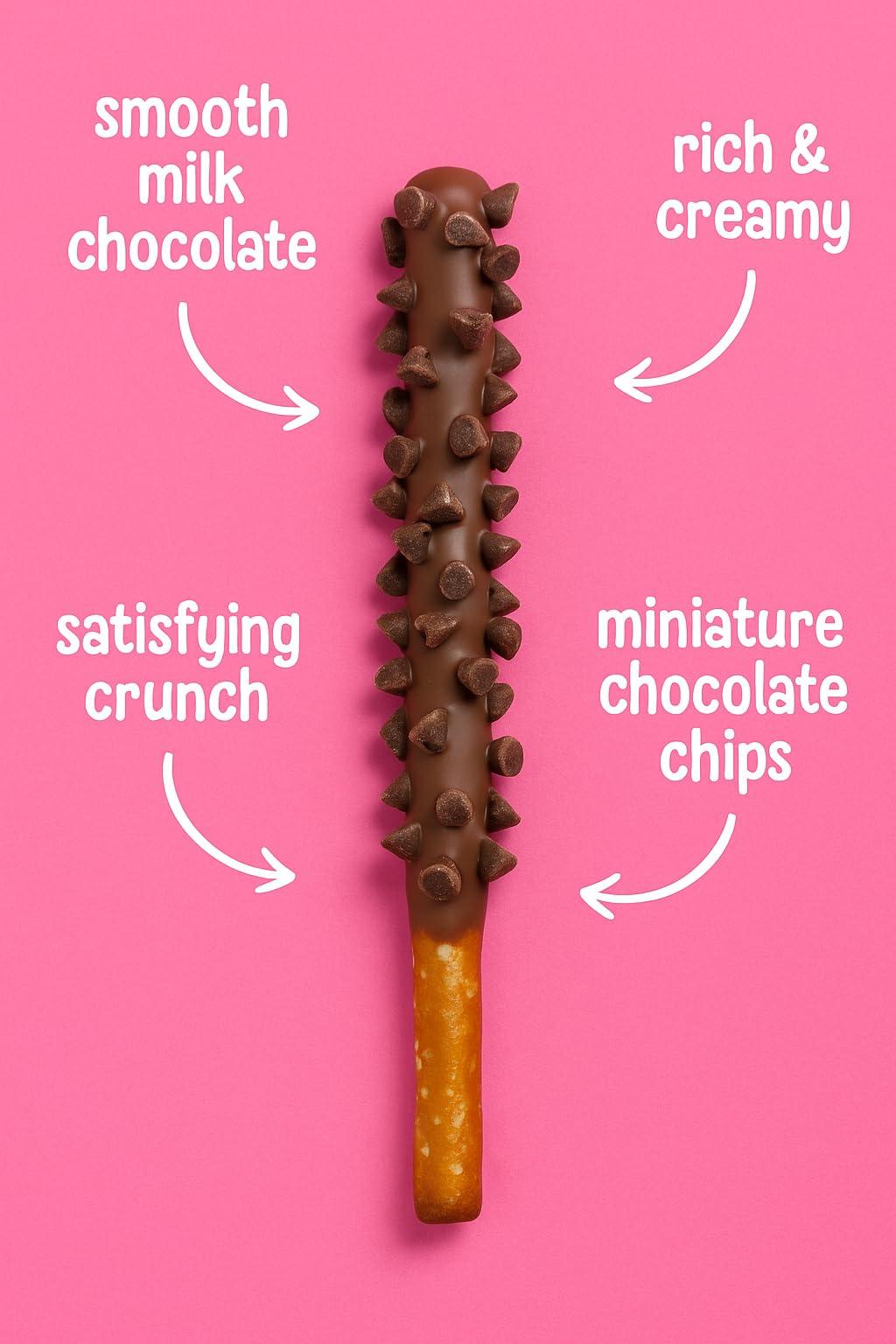 Generic Chocolate Pretzel Rods Assorted 20 Pack With Toppings