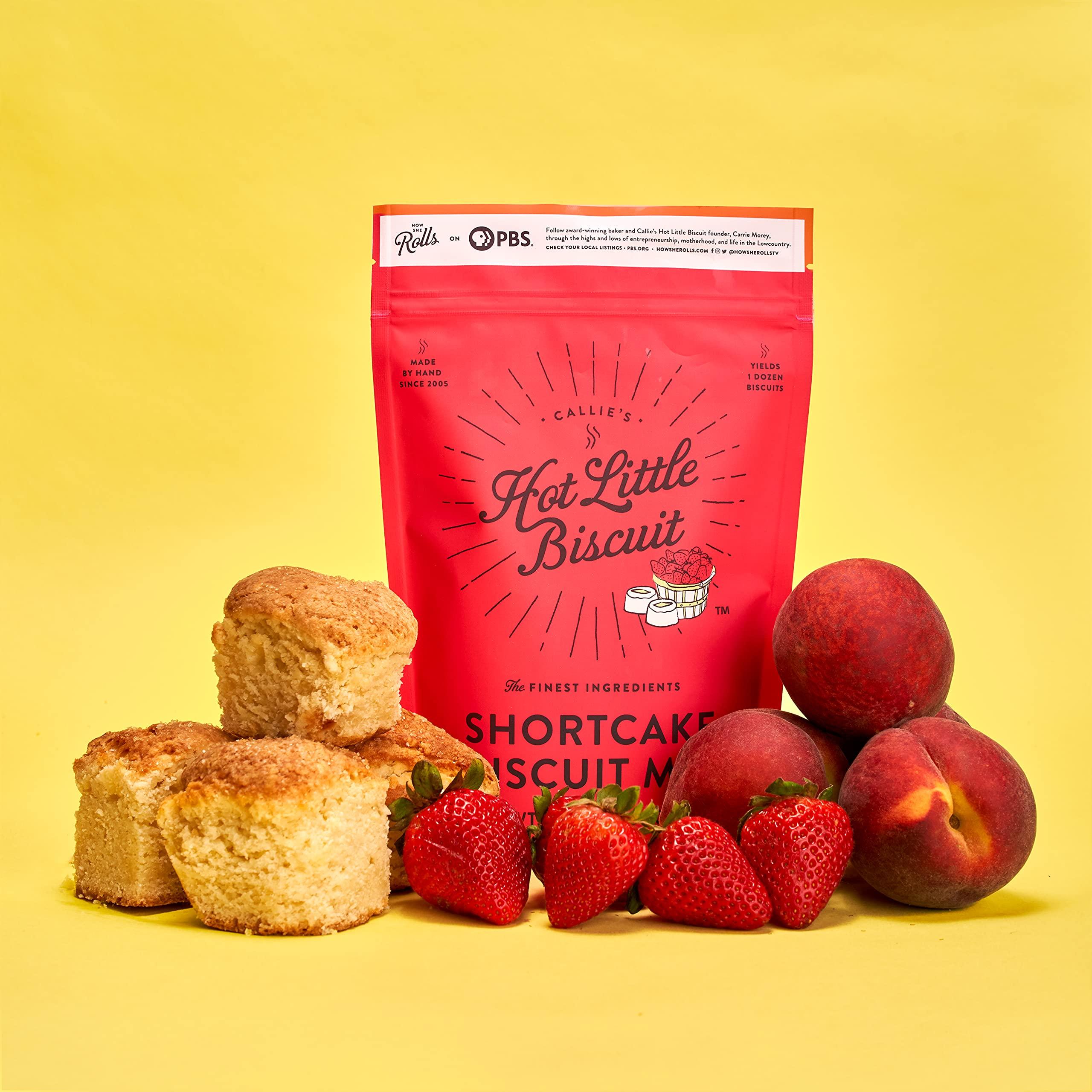 Callie's Hot Little Biscuit Callie's Hot Little Biscuit Shortcake Biscuit Mix | Fast, Easy, Delicious | 2 Bags of Biscuit Mix | 13oz per bag | Makes 24 Shortcake Biscuits