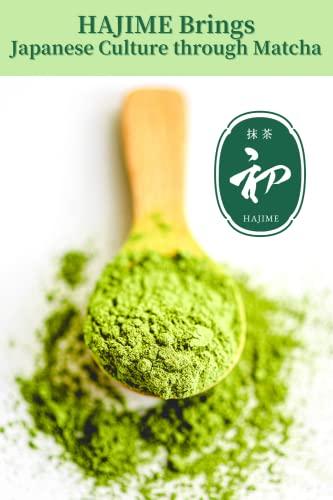 BJDesign BJDesign Matcha Latte Powder “HAJIME” Sweetened Matcha Green Tea Powder - Authentic Japanese Origin - Non MSG, Non GMO, Vegan, Gluten Free (5.3 Ounce)