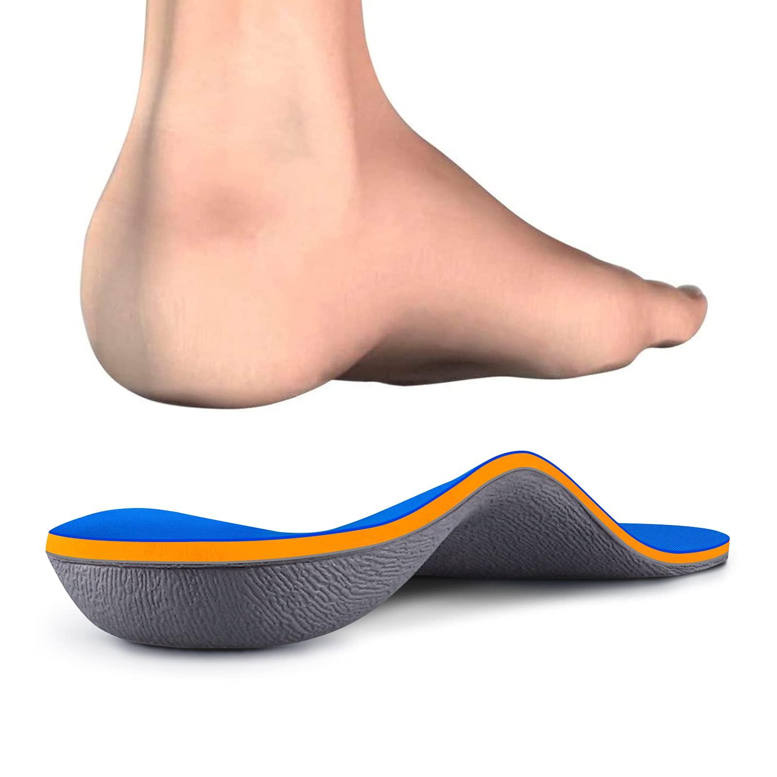 Kelaide Kelaide Arch Support Insoles Relief Plantar Fasciitis, Comfort Orthotic Inserts for Flat Feet, Feet Pain, Pronation, Shoes Insoles for Men and Women Blue