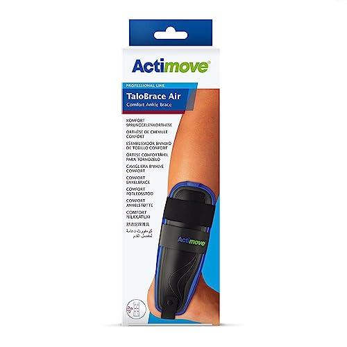 Actimove Actimove Professional TaloBrace Air Comfort Ankle Brace | Ankle Support for Sprained Ankle, Achilles Tendonitis, Plantar Fasciitis, & Injured Foot | Unisex, Black, Left, Large/X-Large