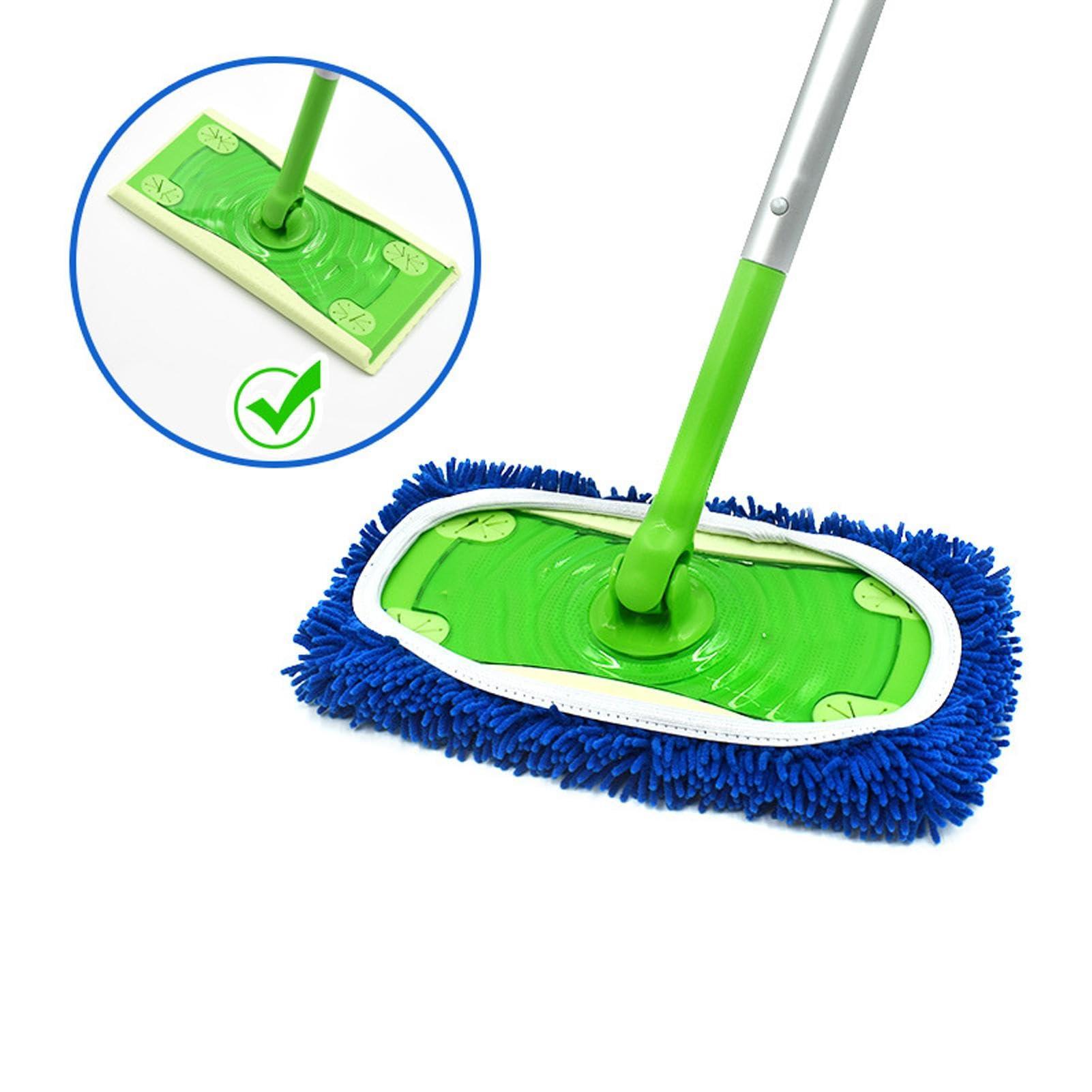 DYOG DYOG Microfiber Mop Cloth, Fiber Wet Dry Cleaning Mop, Magic Strap Steam Mop Pads, Water Absorption Wood Floor Mop, Compatibility Microfiber Cloth Refills, Washable Mop Pads Cloth for Floor Cleaning