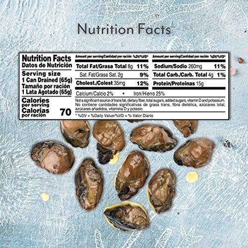 Roland Foods Roland Foods Premium Naturally Smoked Medium Oysters in Oil, Wild Caught, 3 Ounce, Pack of 1