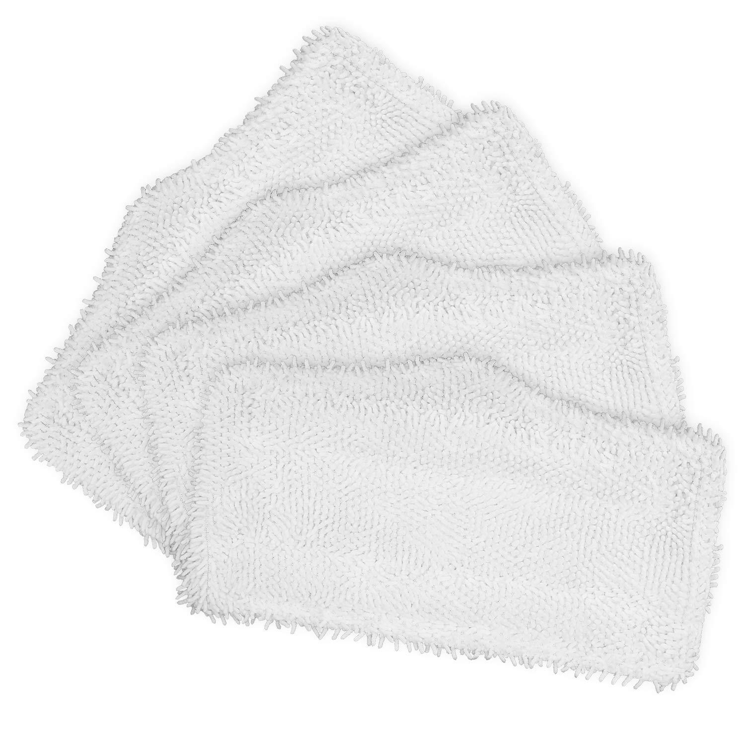 Tidy Monster 4 Pack Microfiber Replacement Washable Cleaning Pads for Shark Steam & Spray Mop S3101 S3202 S3250 S3251 SK410 SK435CO SK460 SK140 SK141