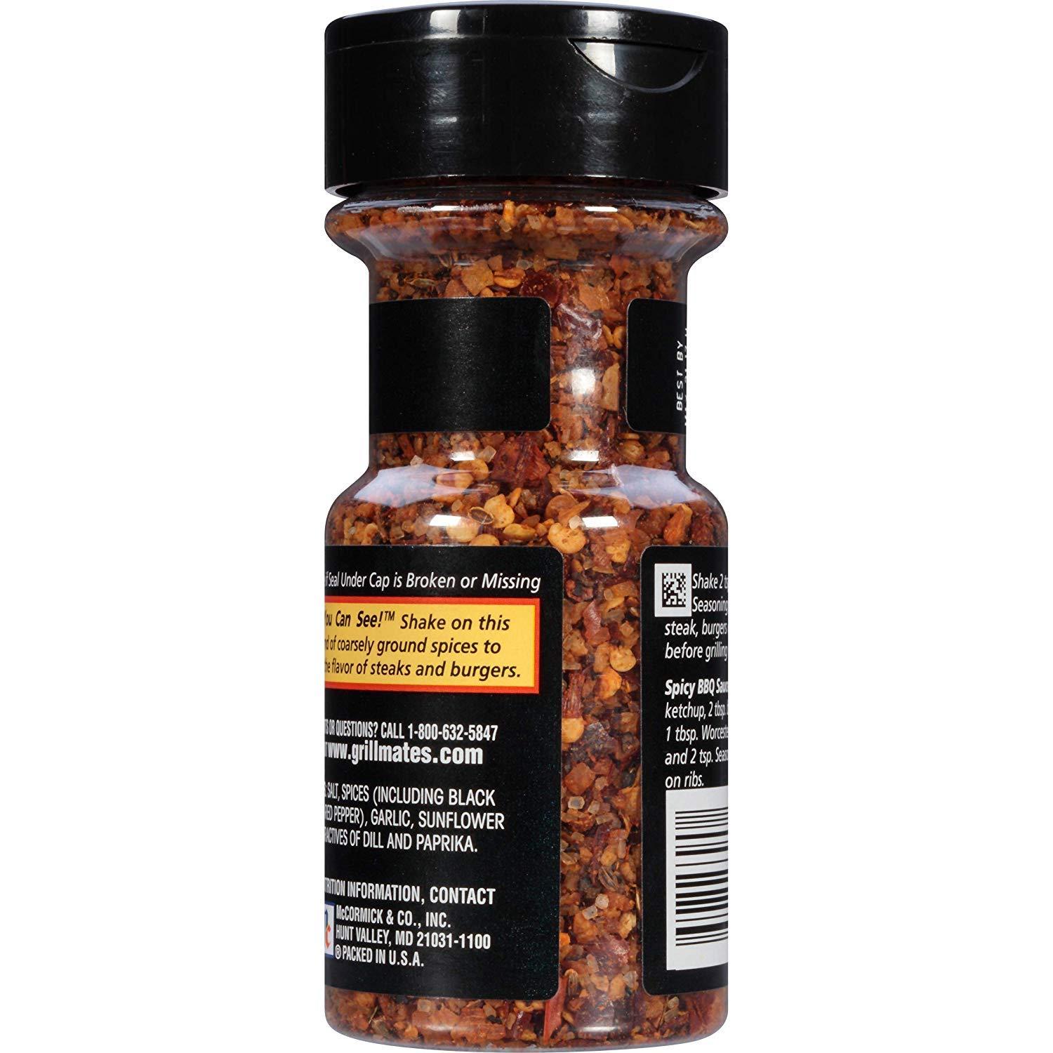 McCormick Case of Grill Mates Spicy Montreal Steak Seasoning (6 Total)
