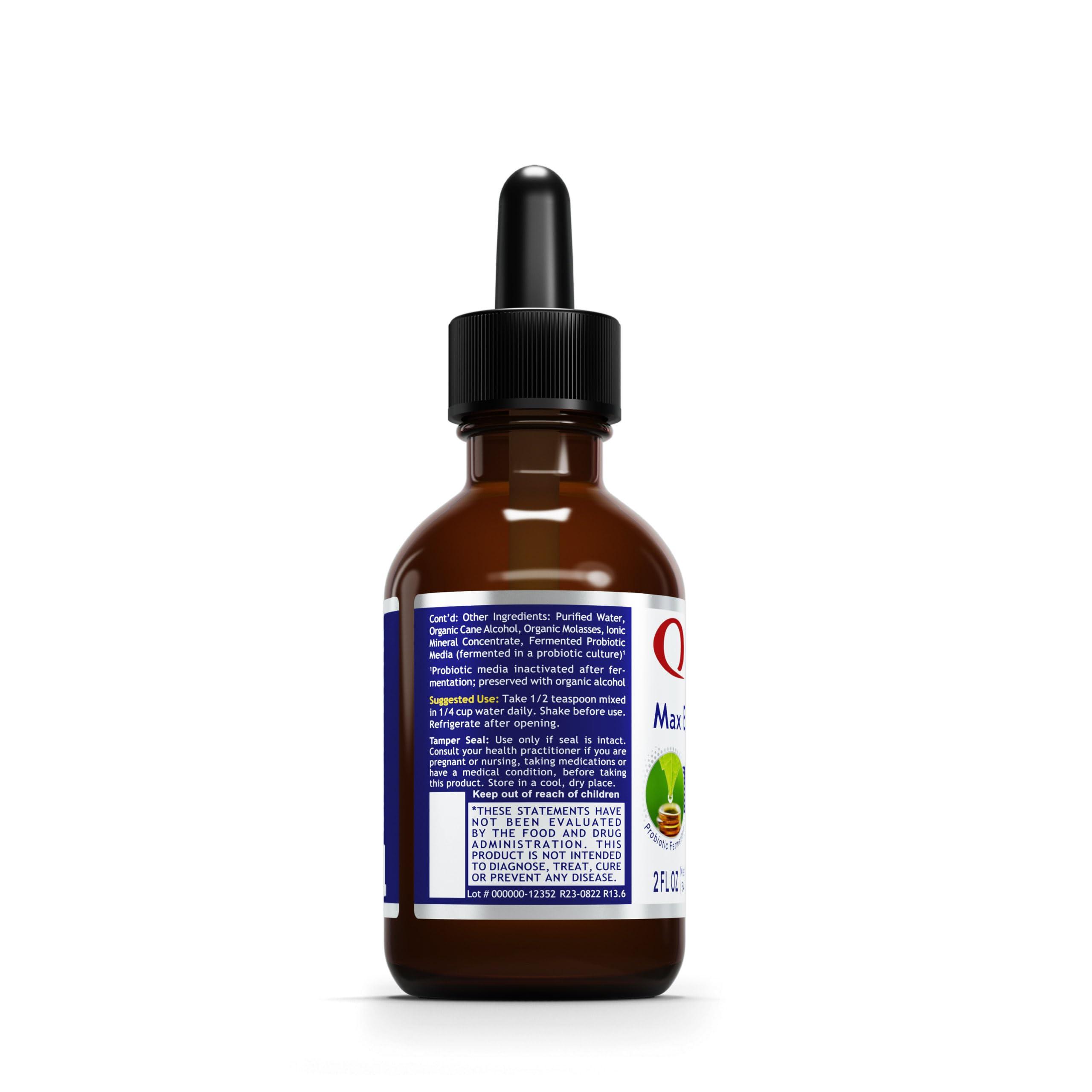 Quantum Nutrition Labs Quantum Nutrition Labs Max Energy B - Vitamin B Complex Liquid Drops, Organic Vitamin B Supplement for Women and Men, Vitamin B1, B2, B3, B5, B6, B12 - 2 Fl Oz