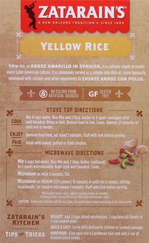 Zatarain\'s Zatarain\'s Family Size Yellow Rice, 15 oz (Pack of 3)