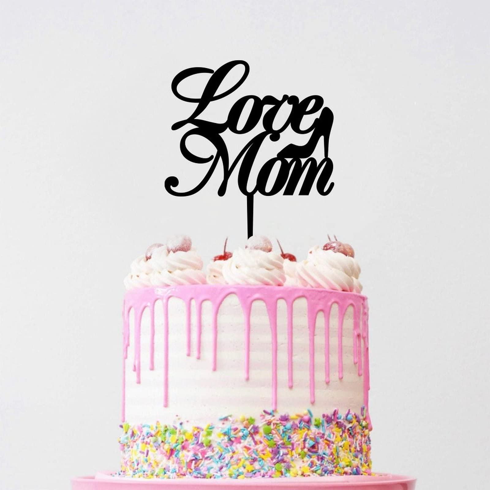 LetusZhogo Happy Mothers Day Cake Topper, Cake Topper, Mothers Day Cake Topper, Mother's Day Cake Topper, Mothers Day