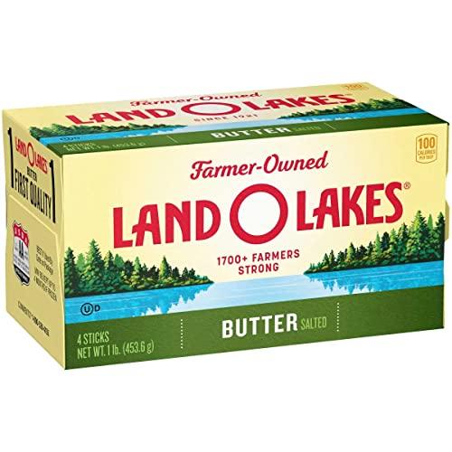 Land O Lakes Land O Lakes Salted Butter, 1 lb in 4 Sticks - 36 per case