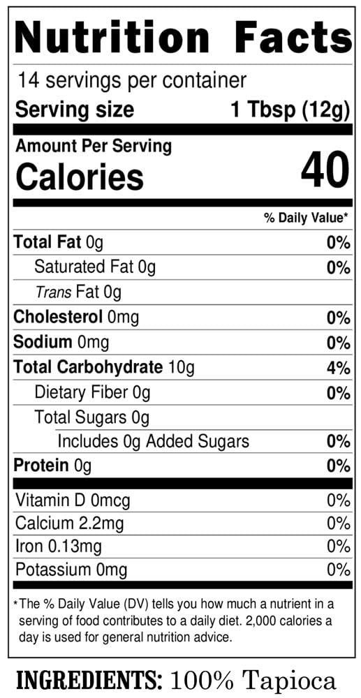INTERNATIONAL POPCORN Large Pearl Tapioca 100% Tapioca 100% Natural Make Your own Tapioca Pudding/Boba Bubble Tea Vegan Kosher Sourced Sugar Free NON-GMO Gluten-free!