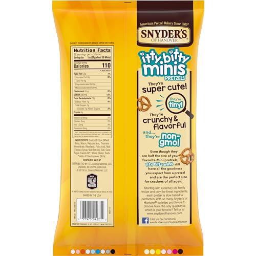 Snyder\'s of Hanover Snyder\'s of Hanover, Itty Bitty Minis Pretzels, 12 Oz Bag
