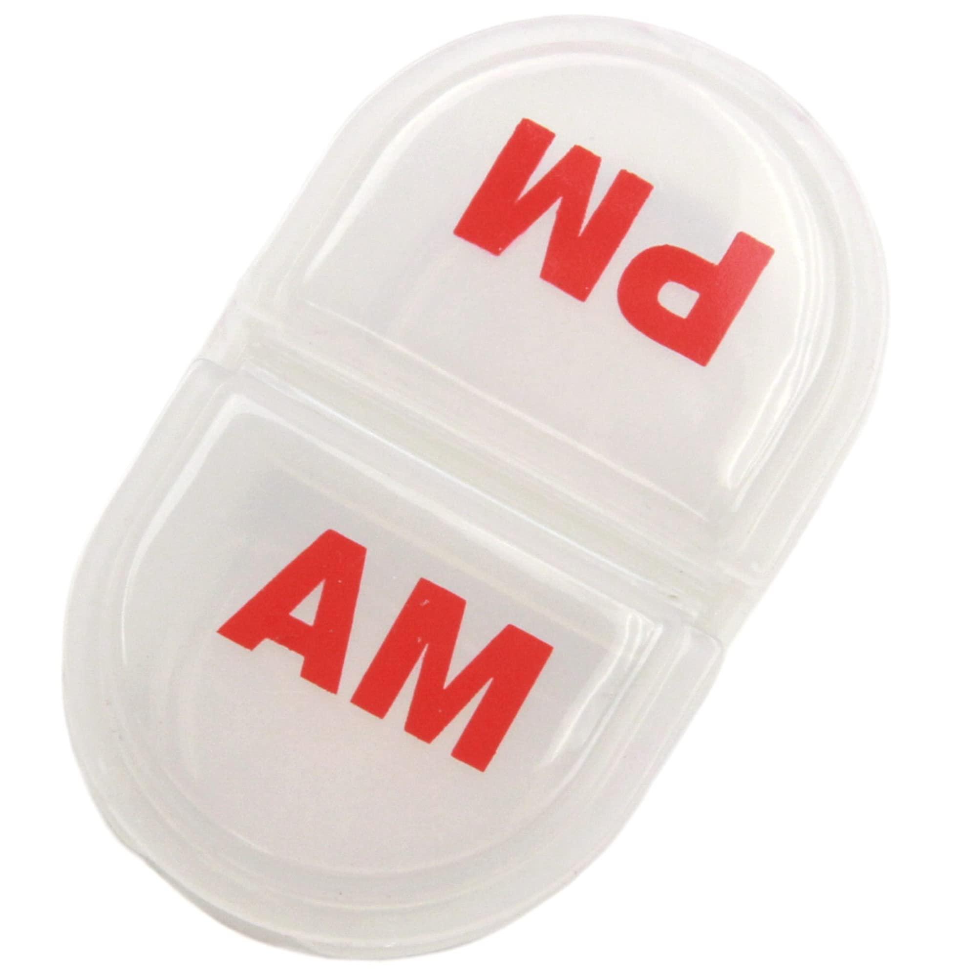 Chef Craft Chef Craft Select Plastic AM/PM Pocket Pill Pack, 3 inches in Length, Clear