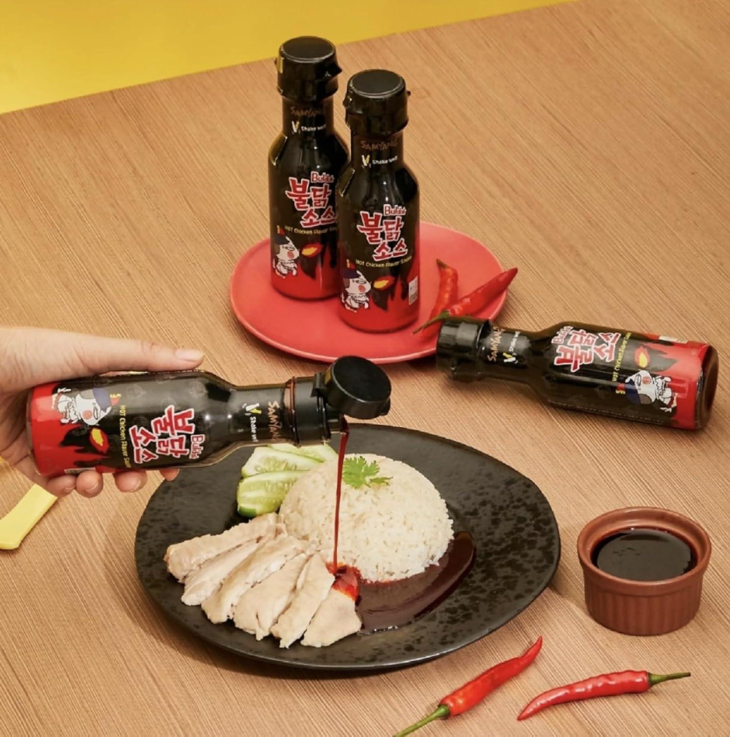 SPICEBRO Samyang Buldak Korean Spicy Hot Chicken Flavor Sauce 7oz (Pack of 2)