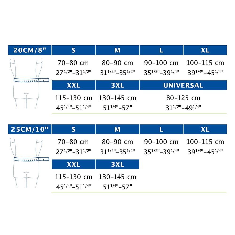 Actimove Actimove Professional Lumbar Sacral Support Comfort with Additional Support Belt 10\" | Lower Back Support Belt Sacral Support, for Post-Op Care, Herniated Disc, Scoliosis Back Pain Relief | White, Medium