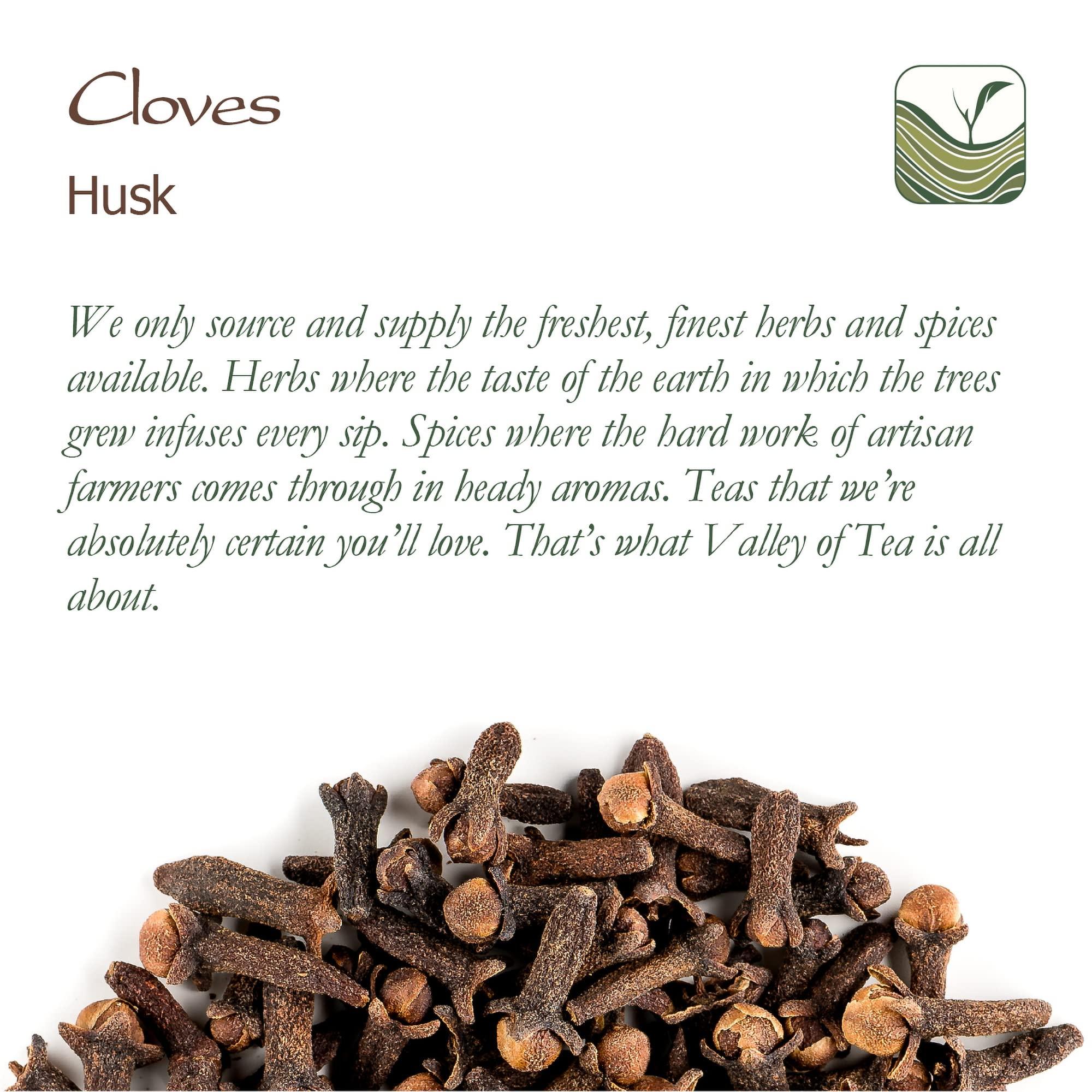 Valley of Tea Cloves Whole Spice Organic Clove - Direct From Sri Lanka - Organic Cloves Spice Whole Clove Spice Sri Lanka Cloves Spice Cloves Whole Cloves Cloces Sri Lankan Cloves 100g
