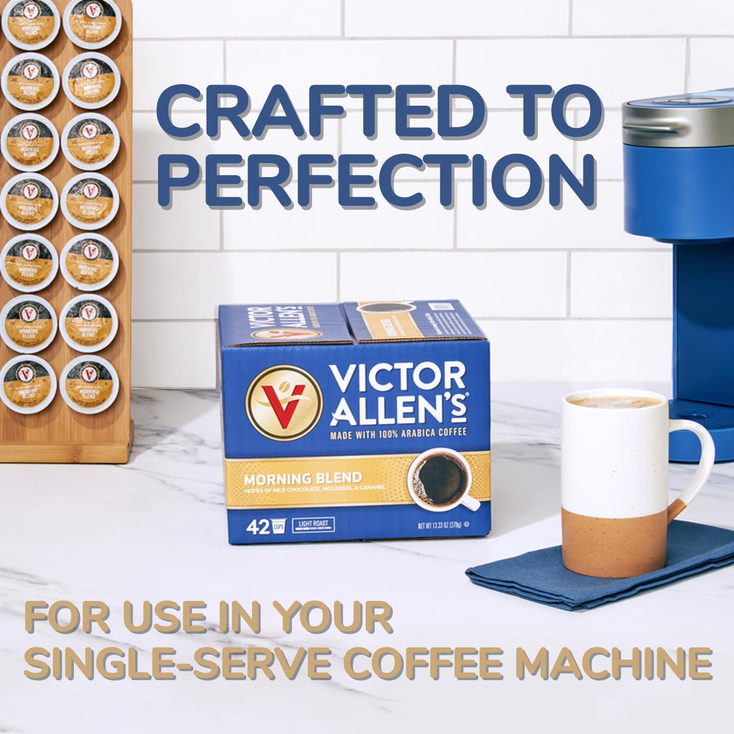 Victor Allen\'s Coffee Victor Allen\'s Coffee Donut Shop Blend, Medium Roast, 32 Count, Single Serve Coffee Pods for Keurig K-Cup Brewers