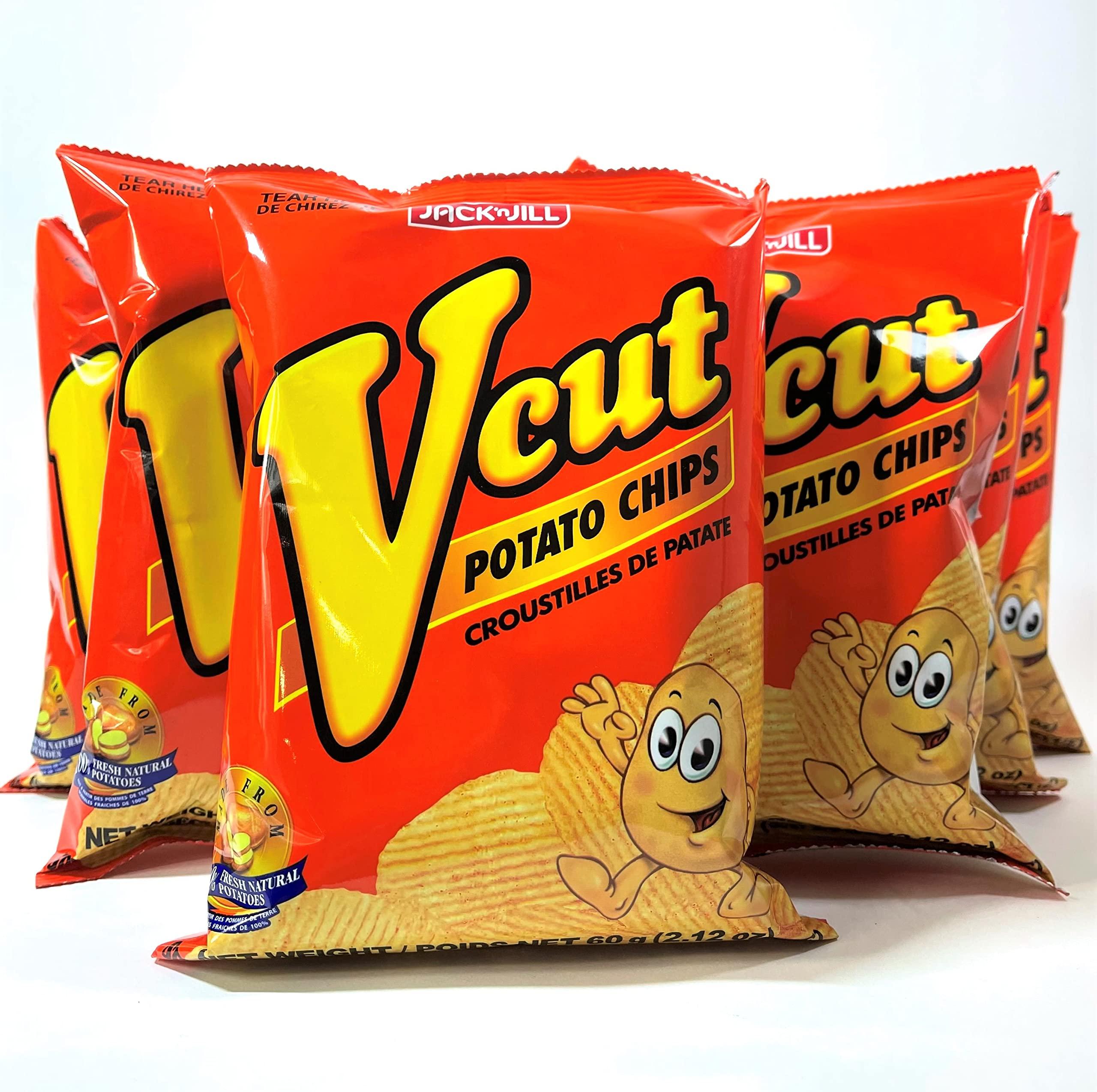 JACK N JILL Jack N Jill VCut Potato Chips 60 g 6-PACK