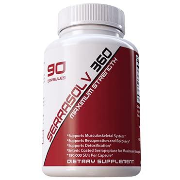 Trebinase Trebinase Mens Health Platinum Peyronies Package - Great for Reverse Scarring, Immune Health and Curvature. Systemic Enzymes Combined with Vitamin D3 5,000 IU's.